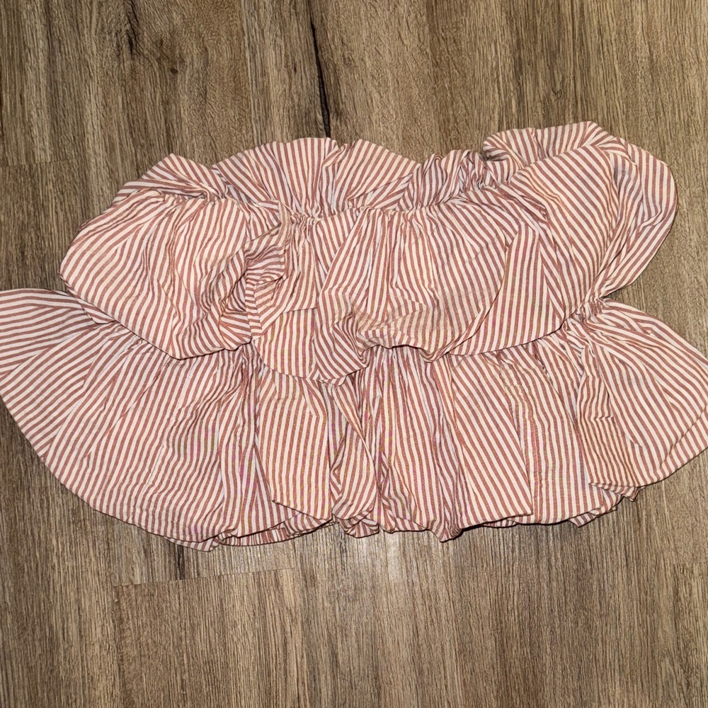 Anthropologie Off The Shoulder Bubble Top